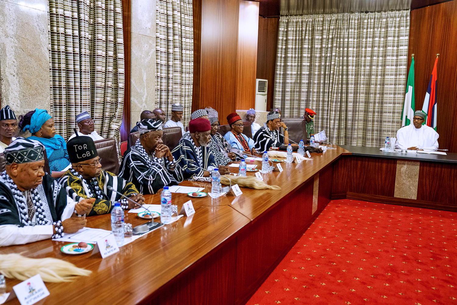 President Buhari receives courtesy visit from Benue delegates