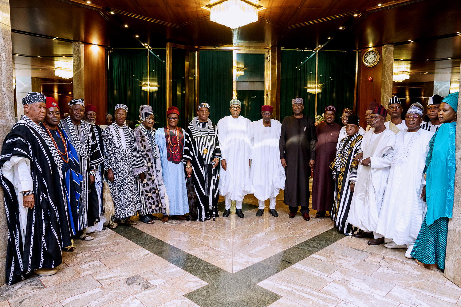 President Buhari receives courtesy visit from Benue delegates