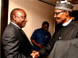 Kyari: South Africa’s Ramaphosa commiserates with President Buhari