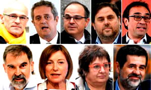 Spain jails Catalan separatist leaders for independence bid