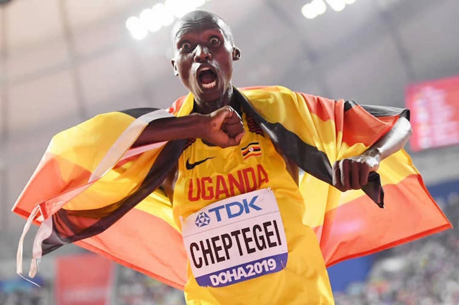 Uganda’s Cheptegei wins 10,000m gold