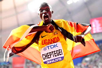 Uganda’s Cheptegei wins 10,000m gold