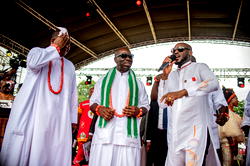 2019 NAFEST: Obaseki leads EXCO members to opening event