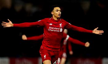 Liverpool’s right back, Alexander-Arnold, eyes captain’s armband