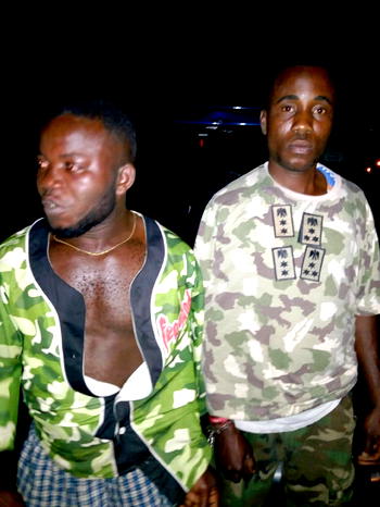Police nab disabled persons for using military uniform to rob in Rivers