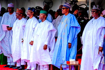 Buhari, others mark Nigeria’s 59th Independence Anniversary in Aso Rock
