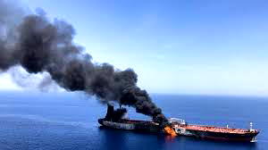 Iran oil tanker hit by two missiles off Saudi coast ―Report