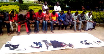 Police arrest 17 suspects over various offences in Plateau