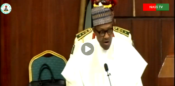 VIDEO: President Buhari presents 2020 Appropriation Bill to NASS