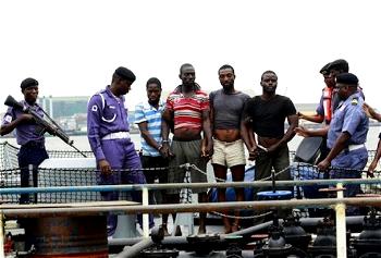 Navy arrests four suspects smuggling 202 bags of Rice into A-Ibom