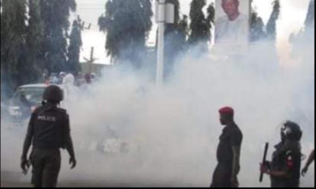 tear gas