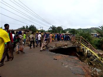 FERMA visits collapsed bridge in Ekiti, seeks prompt action