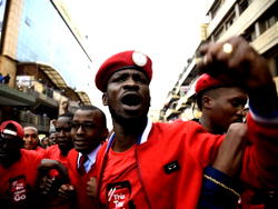 Ugandan presidential candidate escapes house arrest in daring motorbike stunt