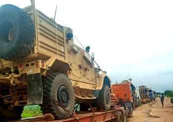 Customs hands over seized American military vehicles