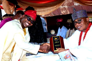 Excitement as Deji of Akure honours Adefaka, Adeniyi, Jimoh Ibrahim, others
