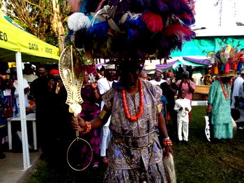 Photos: Buhari attends 18th Ofala Festival of Obi of Onitsha, promises commencement of Coastal raillune