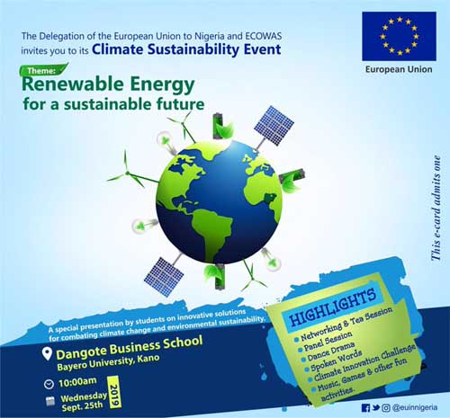 The european union advocates sustainability and innovation at bayero ...