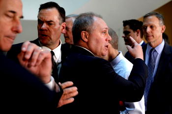 Republican lawmakers disrupt Democratic-led Trump impeachment inquiry