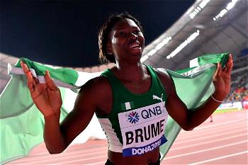 Nigeria’s Ese Brume picks bronze in Doha championships