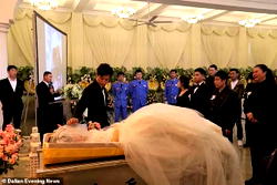 Heart-broken fiancé marries partner’s corpse during her funeral