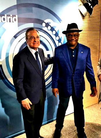 Rivers Real Madrid academy: Governor Wike meets Madrid President Perez