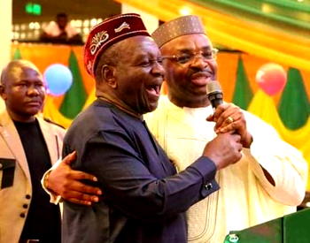 Governor Udom Emmanuel celebrates Obong Victor Attah at 81
