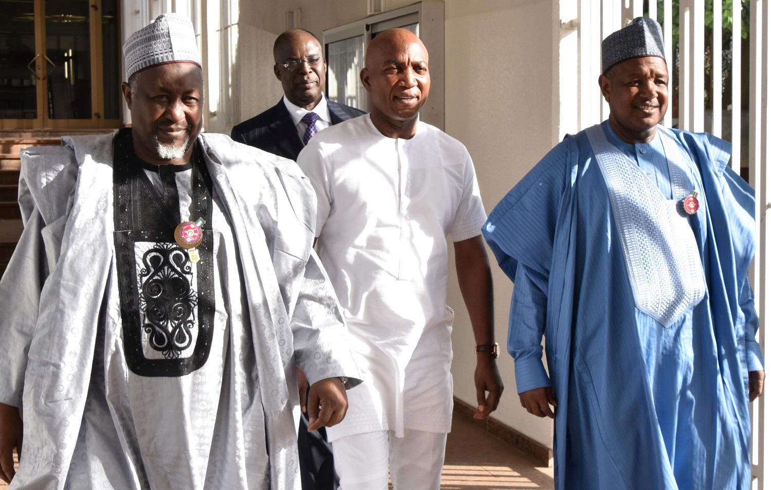 Buhari receives Lyon, Bayelsa Governor-Elect in Aso Rock