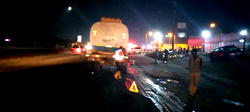 Fire disaster averted again as tanker spills content on Otedola Bridge