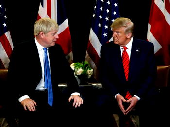 UK PM Johnson implores Trump: please avoid the election