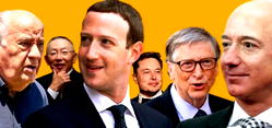 Richest people in world experience wealth fall first time in decade
