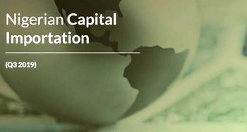 Nigerian capital importation dropped by 7.78% in Q3 2019