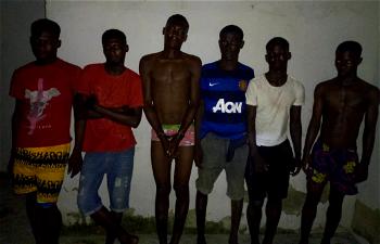Police arrest six notorious cultists in Lagos
