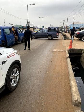 Lagos Police arrest patrol van for disobeying traffic rule