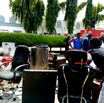 Fire guts a section of Niger Government House