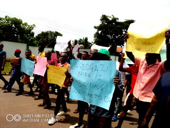 Community protests alleged land racketeering in Enugu