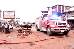 Pipeline Vandalism: Another disaster averted as petrol tanker bursts into flame in Lagos