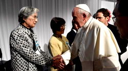 Pope meets Japan’s ‘triple disaster’ victims