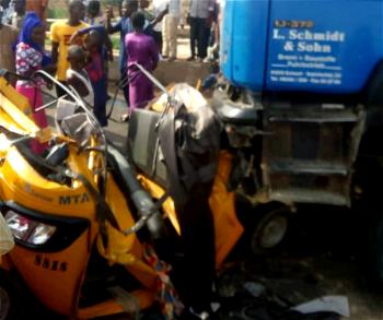 Trailer crushes 20 persons to death in Yola