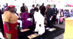 Bishop Sam Zuga restores retired Army Officer with 10 years spinal cord Injury