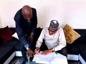 Buhari signs amended Deep Offshore Act in London
