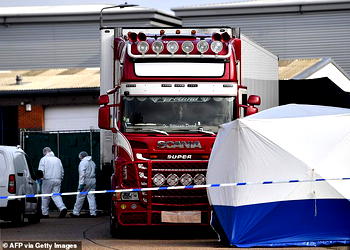 Man from Essex arrested over deaths of 39 bodies found in lorry