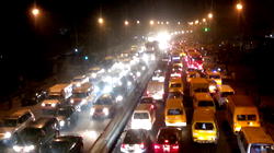VIDEO: Traffic situation in Lagos friday night