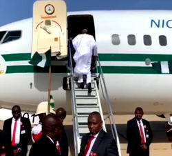 President Buhari departs Daura