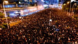 Hong Kong sees biggest protests since democrats’ election boost