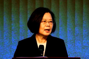 Taiwan President channels HK protests in appeal for votes