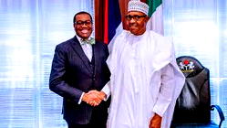 Buhari, Adeshina meet in Aso Rock