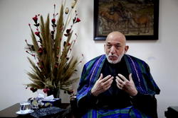 Afghanistan ex-president says U.S. fuel corruption in his country