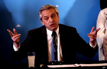 Argentina: New president vows to put citizens before debt repayments