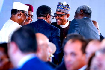 Photos: Buhari attends Program of ASWAN Forum on peace, sustainable Development in Africa