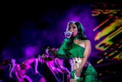 Burna Boy, Tiwa Savage, others perform on stage with Cardi B